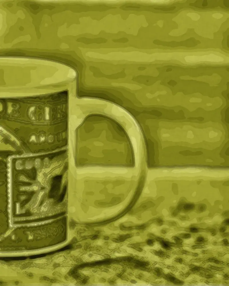 The matcha look on a still life, recovered exactly